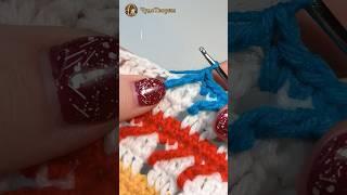 Knitting beautiful pattern crochet for beginners #shorts #video #crochet