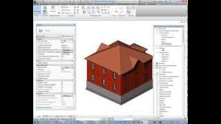 как сделать уклон участка крыши в Revit