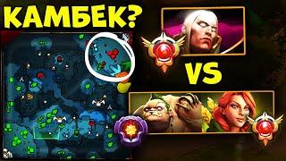 ЧАСОВОЙ КАМБЕК ПРОТИВ ЗАДРОТА ИНВОКЕРА? | PUDGE DOTA 2