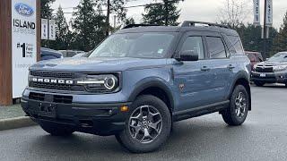 2024 Ford Bronco Sport Badlands + Table, Moonroof, Nav Review | Island Ford