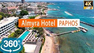 Almyra Hotel:  VR 360° Drone Review Based on TripAdvisor. Cyprus