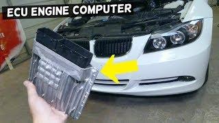 HOW TO REMOVE AND REPLACE ENGINE ECU ON BMW E90 E91 E92 E93