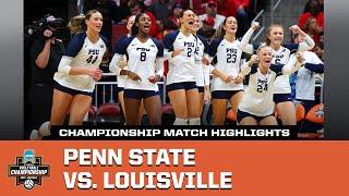 Penn State vs. Louisville: 2024 NCAA volleyball championship highlights