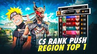 Come Back !!!!!! Cs Rank Push To Top 1 GrandMaster  With Highest Streak Ever  Garena - Free Fire