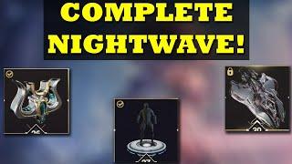 Warframe | Nightwave Complete! Get The Free Warframe Slot Already!