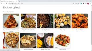 Recipe Blog using Node.js and MongoDB