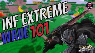 WAVE 101 INFINITE EXTREME FULL SKIP 1.030T DMG no ALL STAR TOWER DEFENSE