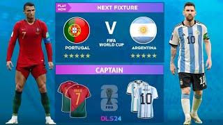 DLS 24 | Portugal Vs Argentina |  vs  | Dream League Soccer 2024 Gameplay...