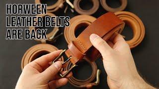 Horween Leather Belts are Back