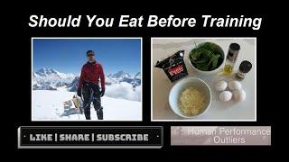 Should You Eat Before Training Sessions
