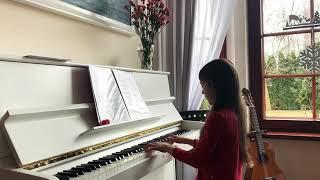 Practicing - Arabesque Burgmüller piano