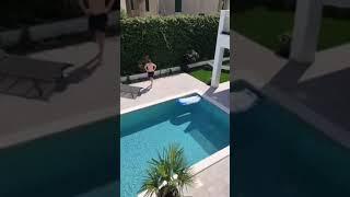 POO IN THE POOL PRANK ON MY BOYFRIEND… #shorts