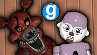 NIGHTMARE FOXY AND BIDDYBAB MURDER MYSTERY | Murder with Subs | Five Nights at Freddy's Gmod Sandbox