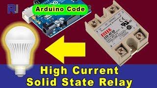 How to use Fotek SSR-40 Solid State Relay with Arduino and without Arduino