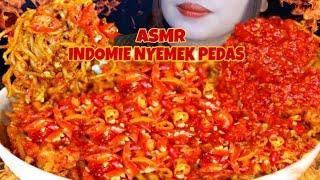 SEDERHANA ASMR INDOMIE NYEMEK PEDAS  |Asmr Mukbang Indonesia