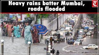 Mumbai faces waterlogging as heavy rainfall hits multiple areas, causing major disruptions