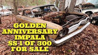 1 of 300 Impala SS Golden Anniversary sitting in the woods