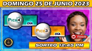 Resultado PLAY CASH THREE PICK 3 Y PICK 4 DIA del DOMINGO 25 DE JUNIO del 2023