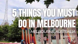 5 Things You Must Do In Melbourne | Australia | Things To Do In Melbourne | Travel Vlog