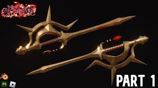 Stylized Sword Modeling Tutorial for Roblox Part 1 | Blender