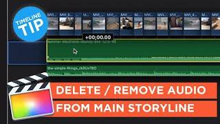 I CAN'T MOVE/REMOVE MY AUDIO in Final Cut Pro (Without Moving the Whole Timeline)