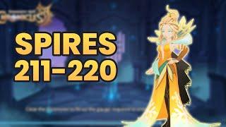 SPIRES OF ASCENSION FLOOR 211-220 Guide - Summoners War Chronicles