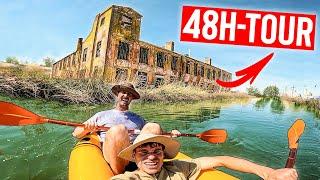 Boots-Tour GEHT SCHIEF!| 48H Flusswanderung zu VERGESSENEM LOSTPLACE (+Overnighter)