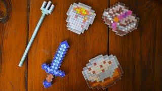 ПИКСЕЛЬНЫЕ ПРЕДМЕТЫ ИЗ МАЙНКРАФТА #minecraft #DIY #майнкрафт