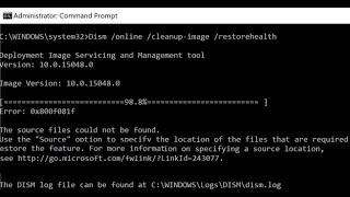 How to Fix The Source Files Could Not Be Found Dism Error