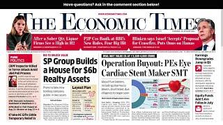 20 August 2024 | The Economic Times Newspaper | Profitnama | Daily Finance & Business News Analysis