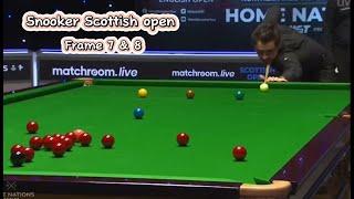 Snooker Scottish Open Ronnie O’Sullivan Vs Li hang ( frame 7 & 8).