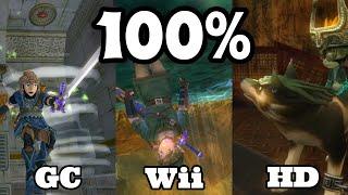 How different is Twilight Princess 100% across versions?