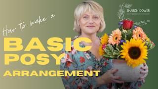 How to make a Basic Posy Arrangement - Step by Step Guide for Beginners