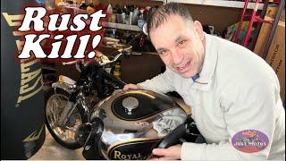 Killing Gas Tank Rust in a Royal Enfield Bullet 500 | How-To