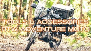 Tools, Accessories & Gear For RTW Adventure Motorcycle Trips 2023