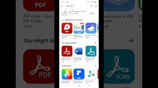 Install Xodo PDF Reader & Editor App on Google Play Store #shorts