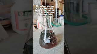 This reaction is known as " Camleon reaction". #chemistrylovers #chemistrypage #chemistry #memes