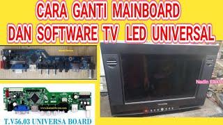 HOW TO MAIN BOARD SOFTWARE OF UNIVERSAL LED TV