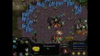 Starcraft Broodwar Zerg vs 7 Terrans (Ultimate Battle)