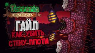 ГАЙД ДЛЯ НОВИЧКОВ, КАК ЛЕГКО УБИТЬ СТЕНУ ПЛОТИ МАСТЕР МОД/ЭКСПЕРТ МОД В TERRARIA!!!