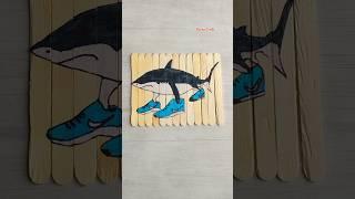 Tralalero Tralala Drawing Art ️ #shorts #tralalerotralala #italianbrainrot #art #drawing #cartoon