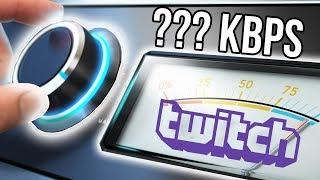 How to Choose a Bitrate for Twitch Streaming