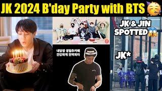 Jungkook 2024 B'day Party with BTS | Jungkook Celebrate B'day Today with BTS | BTS JK B'day 2024