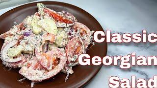 Classic Georgian Salad #saladrecipe