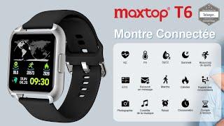 Maxtop T6 Smart Watch - IP67 Connected Watch - Maxtop App & HBand App - Android & iOS - Unboxing