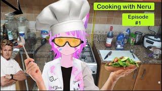 Cursed cooking with neru chan episode 1, Chicken Adobo tutorial using frozen chicken.