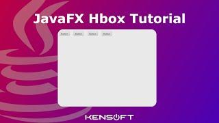 JavaFX Hbox Tutorial for beginners