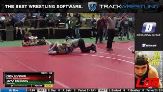 Cadet 126 CODY GOODWIN Region Wrestling Acadamy Vs Jacob Finlinson Team Utah