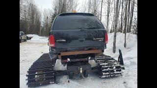 Drilling Holes in Track Belting ( rebuilding Thiokol snowcat tracks)