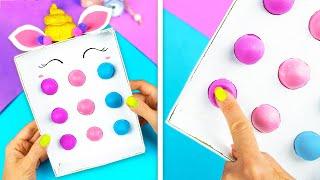 Как сделать Поп ит Антистресс Игрушка Единорог! Diy Pop it fidget toy из бумаги